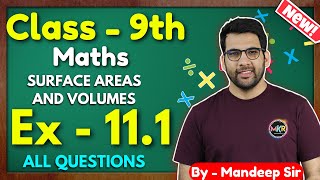 Ex91 Chapter  9 Mensuration  Class 8th Maths New Edition [upl. by Ahtnicaj860]