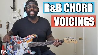 RampB Chord Voicings for Guitar by Kerry 2 Smooth RampB Guitar [upl. by Dalenna]