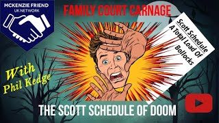 The Scott Schedule of Doom with McKenzie Friend Phil Kedge Family Court Carnage shorts familycourt [upl. by Polly350]