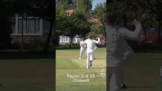 CACC NOTTINGHAM Paylor vs Chilwell cricket cricketlover nottingham cricketnation [upl. by Hut]