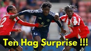 Ten Hag could drop Mainoo by handing Man Utd debut to quotmonsterquot star [upl. by Ydissak]