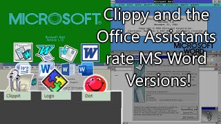 Clippy and the Office Assistants rate Microsoft Word versions [upl. by Efioa]