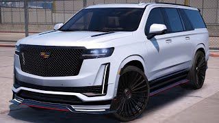 Cadillac Escalade Mansory 2022 GTA 5 [upl. by Llerred]