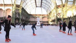 A Noël Paris patine sous la verrière du GrandPalais [upl. by Ehcram587]