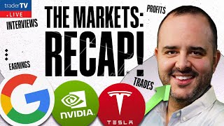 NVDA Conference on Watch GOOGL Makes Gains TSLA Rebounds 👀 The Markets Recap March 18 [upl. by Terra791]