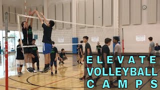 Elevate Yourself VOLLEYBALL CAMPS 2018 Volleyball Training [upl. by Randolf]