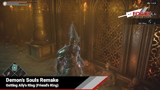 Demons Souls Remake  Getting Allys Ring Friends Ring [upl. by Oconnor]