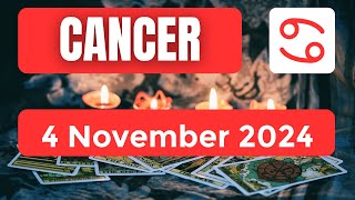 Cancer horoscope  Cancer Horoscope for Today 4 November 2024 [upl. by Eiramik519]