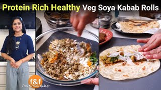 Awesome Veg Kabab Rolls  Healthy amp Super Easy Recipe 😋 Tiffin Box Recipe for Kids Lunch Box Ideas [upl. by Aryahay493]