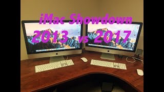 2017 IMac 27 vs 2013 iMac 27 and Review [upl. by Fong]