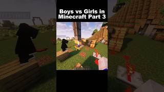 Boys Vs Girls in Minecraft Life Gameplay Funny 🤣 minecraft india hindi gamer [upl. by Ecirb708]