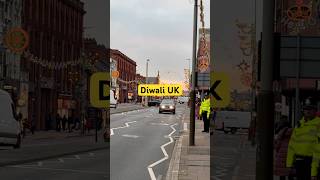 Diwali UK  Leicester trending diwaliinuk diwali [upl. by Yeznil]