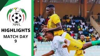 Nigeria Premier Football League  Match Day 9 Highlights  NPFL 202425 [upl. by Atilal]