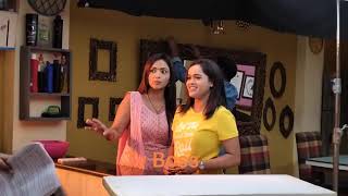 Wagle Ki Duniya BTS Behind tvserialactress entertainment shortvideo viralshort Sumit Ragwan [upl. by Haimorej]