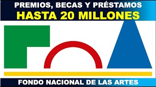 CRÉDITOS PARA ARTISTAS DE HASTA 20 MILLONES DEL FNA POR EL PROF JUAN LÁZARA [upl. by Mccoy]