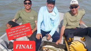 PESCA DE PEJERREYES QUE SABEN LEER Y ESCRIBIR EN LA SALADA NOS PASO DE TODO [upl. by Ahsiaa]