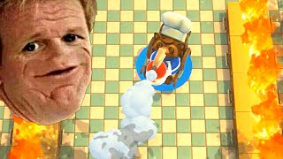 Kitchen Impossible Part 2  Overcooked Funny Moments [upl. by Araeit]