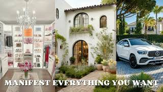 Manifest Everything You Want Reiki Subliminal  Desired Car House Wardrobe Texts Vacation [upl. by Iridis311]