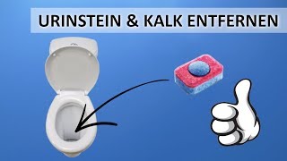 Toilette reinigen  Urinstein entfernen  Kalk beseitigen [upl. by Puglia512]