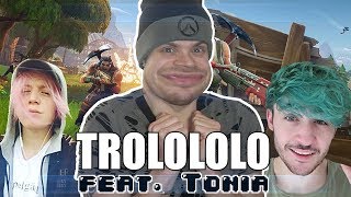 TROLLING in FORTNITE feat Toni amp Nia [upl. by Denten]