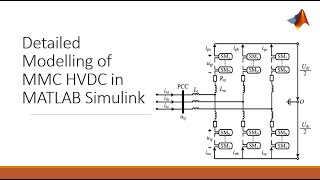 MMC HVDC detailed modelling in MATLAB Simulink part 1  Design amp control of MMC HVDC by discrete SMs [upl. by Etnovaj]