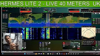 HERMES LITE 2 THETIS LIVE [upl. by Sidonie421]