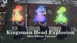 KingsMan Head Explosion Tutorial 100 After Effects With Explosion Download [upl. by Notrab]