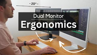 The best dual monitors and positioning for ergonomics [upl. by Hgielime839]