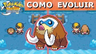 Como evoluir o Swinub  Piloswine para Mamoswine  Pokémon HeartGold amp SoulSilver [upl. by Mcclary840]