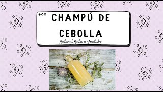 CHAMPÚ de CEBOLLA para Crecer el Cabello [upl. by Allicsirp]