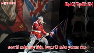 Iron Maiden  The Trooper LYRICS BEST VERSION [upl. by Annam310]