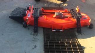 How to RemoveInstall Kubota quotEasy Over Mower Deckquot on Any BX Series Kubota [upl. by Tiffa]