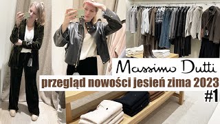 KLASYKA Z DOBRYM SKŁADEM 🖤 PRZEGLĄD NOWOŚCI I MIERZYMY MASSIMO DUTTI cz1 TRENDY JESIEŃ ZIMA 202324 [upl. by Seiber]