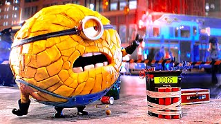 The Superhero Minions Scene  Despicable Me 4  CLIP [upl. by Neddy]