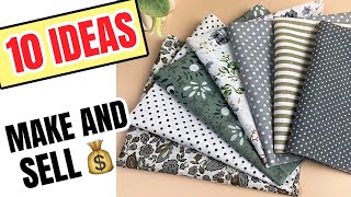 10 Sewing Projects to MAKE and SELL To make in under 10 minutes [upl. by Nerret]