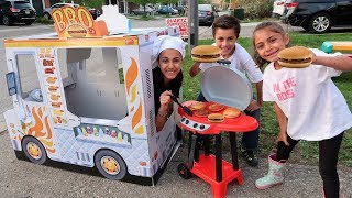 Kids Play Cooking with BBQ Grill Toy [upl. by Janik]