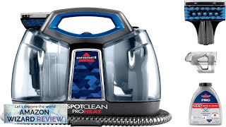 Bissell SpotClean ProHeat Portable Spot and Stain Carpet Cleaner 2694 Blue Review [upl. by Zildjian]