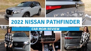 the BEAUTIFUL 2022 Nissan Pathfinder Platinum  CAR MOM TOUR [upl. by Matejka]