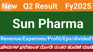 Sun Pharma q2 results 2025 Sun Pharma result today  Sun Pharma latest news [upl. by Ephrayim]