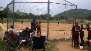 Susquenita pitcher Steph Klinger closes out Millersburg in the TriValley League finale [upl. by Katrine]