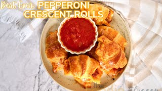 Easy Pepperoni Crescent Rolls  A Party Favorite [upl. by Eelimaj]