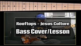 Rooftops  Jesus Culture Bass CoverLesson [upl. by Brandy]