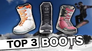 3 Best Snowboard Boots [upl. by Kcirederf]