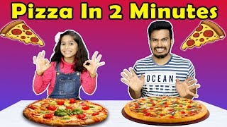 Pizza Making in 2 Minutes  Easy Pizza Recipe  इजी पिज़्ज़ा रेसिपी बाय परी [upl. by Nitsuga]