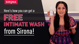 Get Your FREE Sirona Intimate Wash Now  Ft Shehnaaz Gill  Sirona Hygiene [upl. by Tierney]