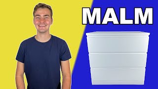 UPDATED  MALM 3 Drawer Chest IKEA Tutorial [upl. by Llehsram]