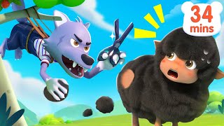 Baa Baa Black Sheep  More Nursery Rhymes amp Kids Songs  BabyBus [upl. by Noled]