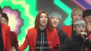 Seventeen SBS Gayo Daejun 2015 JeongHan focus [upl. by Amorette513]