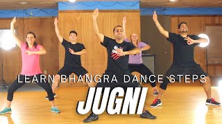 Learn Bhangra Dance Online Tutorial For Beginners  Jugni Step By Step  Lesson 8 [upl. by Ahsimat]