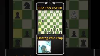 JEBAKAN CATUR FISHING POLE TRAP chess checkmate chessgame games tutorial [upl. by Llovera750]